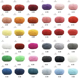 Charmkey high stretch and high quality 100% acrylic yarn for hand knitting