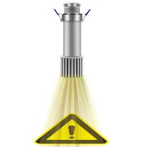 TMUT Gabelstapler LED Sicherheitsschild Projektor Zone Bereich Licht Vorsicht Gabelstapler Logo Projektor individuelles Muster für Warenlager