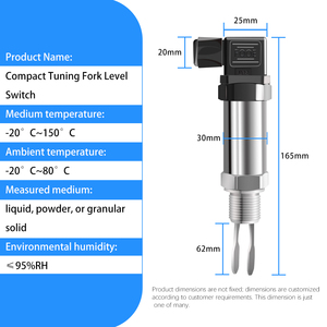 מתג מפלס קולי מפלדת אל-חלד עמיד בפני פיצוץ של Walta Web-Wise למדידת נוזלים במיכלי שמן וסילוסים, 0.5%FS, ייצור בהתאמה אישית (OEM) - Product Image 2