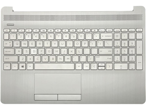 Coque supérieure neuve pour ordinateur portable <span class=keywords><strong>HP</strong></span> 15-DW <span class=keywords><strong>15s</strong></span>-DU <span class=keywords><strong>15s</strong></span>-DY, repose-poignets avec clavier rétroéclairé L52022-001 AP2H8000510 - Product Image 1