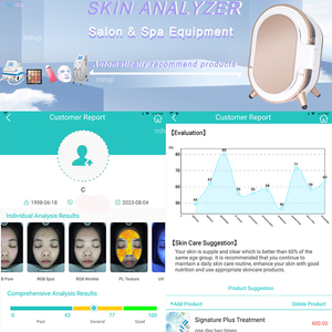 Analyseur de peau 2025 Analyse des rides du visage <span class=keywords><strong>UV</strong></span> Meilleur analyseur de peau <span class=keywords><strong>Machine</strong></span> portable Analyseur de peau Wifi - Product Image 4