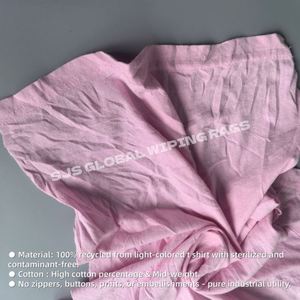 ผ้าเช็ดทำความสะอาดเครื่องจักร คุณภาพพรีเมียม ผลิตจากผ้าฝ้ายแท้ 100% ราคาประหยัด สีอ่อน ผสมผสานหลายสี ซึมซับน้ำมันได้ดี - Product Image 4