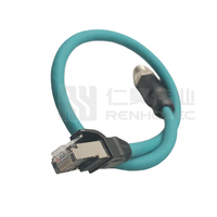 Connecteur IP67 M12 vers câble RJ45 Ethernet