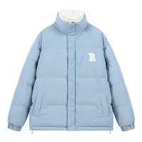 Veste Homme 2026 de Haute Qualité avec Logo Personnalisé, Fermeture Éclair Réversible, Style Coréen, Coupe Ample, Col Montant, pour Couples