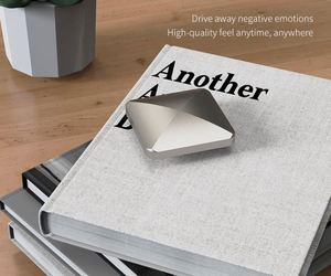 Juguete de Escritorio Cinético Personalizado, Ecológico, con Diseño de Rayas, Impresión Serigráfica, de Aleación de Acero Inoxidable Multimaterial, de Bolsillo - Product Image 4