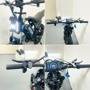 จักรยานไฟฟ้าเสือภูเขาสำหรับผู้ใหญ่ ระบบกันสะเทือนเต็มรูปแบบ เกียร์ SHIMANO 7 สปีด เบรคไฮดรอลิกดิสก์ แบตเตอรี่ 52V25Ah ขายส่ง - Product Image 3