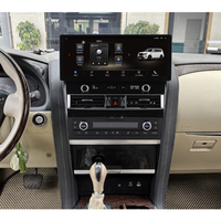 Écran de voiture Android 15,9 pouces Full Fit avec DSP et GPS pour Patrol 2012-2020, panneaux latéraux recouverts de cuir