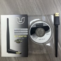 Adaptador WiFi USB W113 de 150Mbps y 2.4GHz con Antena de 3dBi, Función de Punto de Acceso (AP), Adaptador Inalámbrico RTL8188FTV para Computadora de Escritorio/Portátil