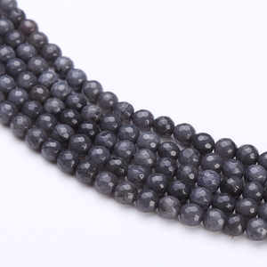 Cuentas de Piedras Preciosas Naturales para la Fabricación de Joyas, Ágata de Corte Brillante, Variedad de Colores y Tamaños: Amarillo, Verde, Naranja, Dorado, Azul, Rosa, 3mm-8mm - Product Image 3