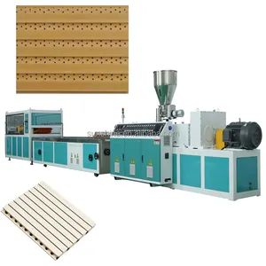 Indoor PVC WPC Acoustic Wall Panel Extruder Making Machine
