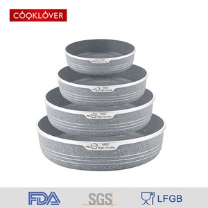 Cooklover vente en gros Design classique en alliage d'aluminium ensemble de moules à gâteau en <span class=keywords><strong>céramique</strong></span> avec fond à induction - Product Image 5