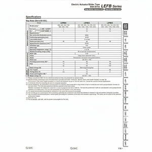 Actuador eléctrico SMC Pneumatics, producto de cilindros de LEFB32T-700-S5MJT - Product Image 1