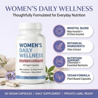 Complément alimentaire quotidien pour femmes en capsules, marque privée OEM, Myo-Inositol, D-Chiro-Inositol, extrait de Vitex, aliment santé