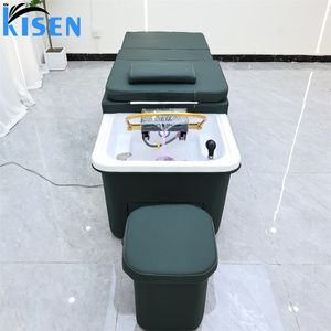 Machine à laver les cheveux de qualité d'usine Kisen, couleur personnalisée, avec réservoirs de stockage d'eau en vente - Product Image 1