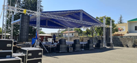 Big Power Sound Factory Système de haut-parleurs Line Array Double 12 ''à trois voies et studio étanche pour les événements extérieurs sur scène