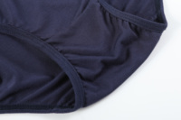 Neues Modell Pure Black Bamboo Panties Damen Hochela tische, atmungsaktive, wasch bare Hipster-Slips