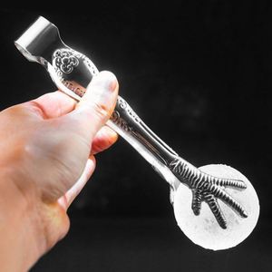 Wholesale Multi-Color Claw Shaped Bar Ice <b>Tong</b> Stainless Steel Durable Cocktail Whisky Martini <b>Serving</b> Sugar Ice Cube Clip Tool - Product Image 3