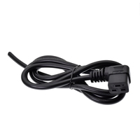 Femelle C19 à angle droit avec câblage ouvert dénudé, câble d'alimentation IEC 320 à fil nu de remplacement robuste, câble en queue de cochon