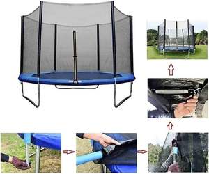 <span class=keywords><strong>Trampoline</strong></span> pour enfants OEM de 10 pieds avec filet de sécurité, <span class=keywords><strong>trampoline</strong></span> d'extérieur avec couverture de échelle et tapis de saut. - Product Image 3