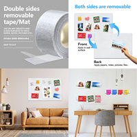 Tableau magnétique lavable UCI UniFelt pour le suivi des habitudes, bloc-notes réutilisable effaçable à sec, design Art Déco, pour la maison, la salle de classe, l'horaire quotidien