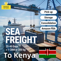 Transporte Marítimo China Kenia/Nigeria/Ghana/Sudáfrica Agente de Envío LCL Puerta a Puerta Consolidación FBA Despacho de Aduanas 20-45