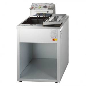 Friteuse électrique à réservoir unique WOOSUNG, corps en acier inoxydable thermolaqué, grande capacité, machine à friture profonde, cuisine commerciale - Product Image 1