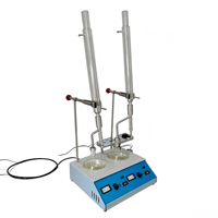 Testeur d'humidité du bitume et du pétrole brut ASTM D95 ASTM D4006, méthode de distillation, double unité de mesure de la teneur en eau