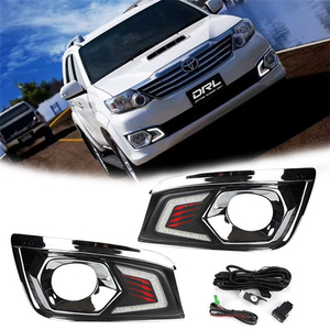Luz <span class=keywords><strong>Antiniebla</strong></span> LED de Conducción Diurna para <span class=keywords><strong>Toyota</strong></span> Fortuner <span class=keywords><strong>Hilux</strong></span> SW4 2012 <span class=keywords><strong>2013</strong></span> 2014 2015, Lámpara <span class=keywords><strong>Antiniebla</strong></span> Delantera para Parachoques, Luz Diurna DRL - Product Image 2