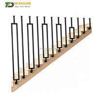 Rampe d'escalier intérieure DF en acier inoxydable SS304 316, mains courantes d'escalier industrielles à fixation murale, rampe d'escalier intérieure