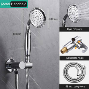 <span class=keywords><strong>Ducha</strong></span> de mano de latón antiguo con soporte, cabezal de <span class=keywords><strong>ducha</strong></span> de mano de alta presión, rociador en forma de teléfono Vintage, <span class=keywords><strong>manguera</strong></span> larga - Product Image 3