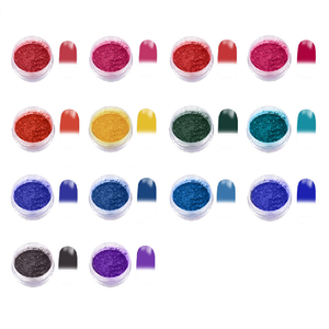 18 22 28 31 40 Toplu Renkli - Renksiz Kozmetik Termal Pigment Sıcaklık Değiştiren Termokromik Pigment Tozu Tırnak Sanatı Bardakları için - Product Image 2