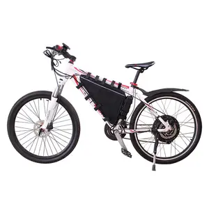 Özelleştirilmiş 36V 48V 60V 72V üçgen elektrikli bisiklet ebike lityum su geçirmez pil çantası için e bisiklet