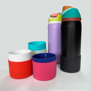 Bota inferior de silicona reutilizable para 24oz 32oz 40oz Owa botella de agua taza funda inferior Protector al por mayor - Product Image 5