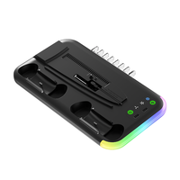 PS5 Slim Charger Console de jeu PS5 Cooling Charging Dock pour PS5 Slim Controller Charger Dock Cooling Fan