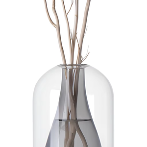 Clear Glass Aroma <strong>Diffuser</strong> Bottle With Inner Vase and Reed Sticks Fragrance <strong>Container</strong> for Home Office Hotel Decor Supply - Product Image 2