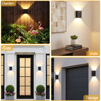 Lampes murales extérieures de luxe à montage en surface, IP65, 4W, en PC, pour allées et meubles, très vendues