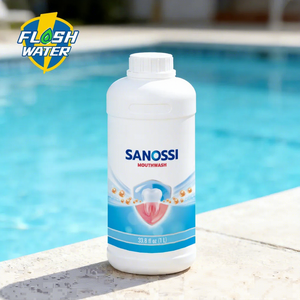 SANOSSI - Kit de Cuidado Bucal Portátil de 1 Litro para Perros y Gatos, Elimina Manchas, Cuidado de las Encías, Enjuague Bucal - Product Image 1