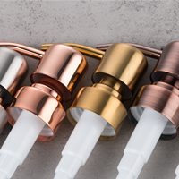 Dispensador de Jabón Manual de Acero Inoxidable Dorado, con Bomba de Metal, para Fábrica de Jabón en China, Se Acepta OEM