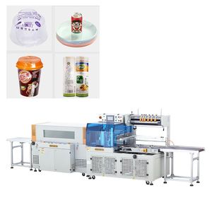 Équipement de tunnel de rétraction thermique électrique pour l'emballage de boissons, d'aliments et de produits chimiques, et les fonctions de remplissage et de scellage de sacs en plastique - Product Image 1