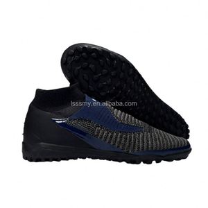 Botas de fútbol FG/TF al por mayor OEM/ODM para adultos y jóvenes, con opciones antideslizantes, ligeras y transpirables de tejido. - Product Image 6