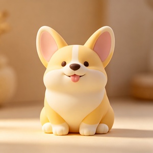Sculptures de <span class=keywords><strong>Corgi</strong></span> mignonnes personnalisables BZY, disponibles en versions extérieures ou de table, pour statues décoratives en résine - Product Image 1