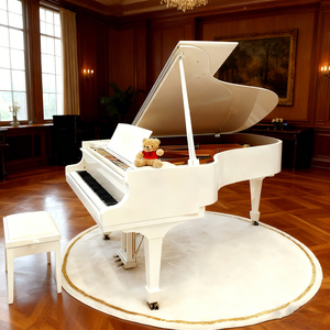 Piano mécanique grand format haut de gamme en bois massif blanc, à marteaux lourds, directement de l'usine, pour concerts et spectacles - Product Image 1