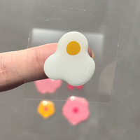 Pegatinas de Resina Epoxi 3D con Acabado Brillante, Personalizadas con Diseño de Castor y Eslogan Ruso, para Equipaje y Laptops