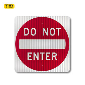 A24 prezzo di fabbrica fornitore impermeabile europa Standard alluminio segnaletica di avvertimento riflettente di sicurezza stradale - Product Image 2