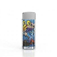 Briquet jetable en métal rechargeable par USB, coupe-vent, format poche, stock de 30 000 pièces, entrepôt Europe