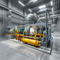 Système de générateur de turbine à vapeur industrielle pour les projets de production d'énergie par récupération de chaleur des déchets biomassiques