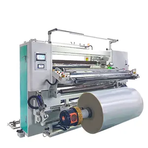 Machine de rebobinage de papier d'aluminium à grande vitesse Machine de coupe de film imprimé à Performance stable de Film de papier