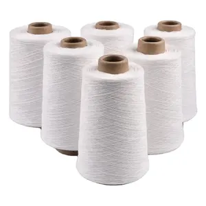 12s regenerated cotton sock yarn optical white color for knitting