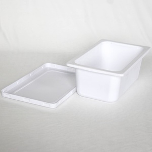 Hộp đựng kem nhựa PP một phần tư 265x162 3L hình chữ nhật vuông, hộp nhựa PP có nắp - Product Image 4