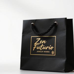Bolsa de Regalo de Lujo con Asa, Impresión Offset Digital, para Zapatos, Ropa, Alimentos, Libros, para Compras Minoristas y de Supermercado - Product Image 1